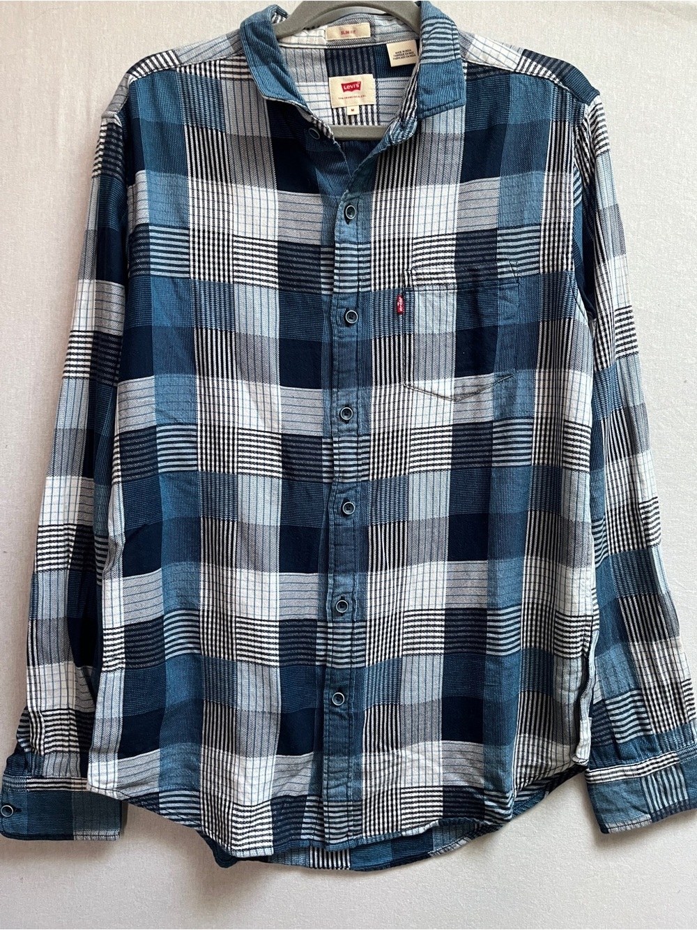 Levi's Red Tab Casual Button Down Slim Fit Shirt M